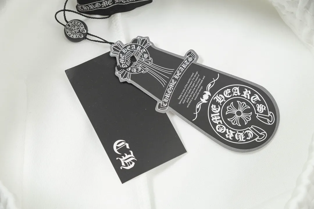 P200. High version!  Chrome Hearts 2025 early autumn new style, retro street style, customized leather stamp, imported Tajima machine high-density embroidered letter logo, made of high-gram heavyweight Chinese cotton fabric, couple style, casual trousers, color: white, size: XS-L